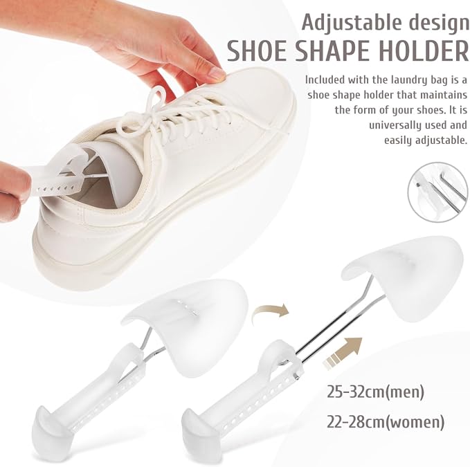 Mesh Shoe Laundry Bag with Stretcher - Image 5