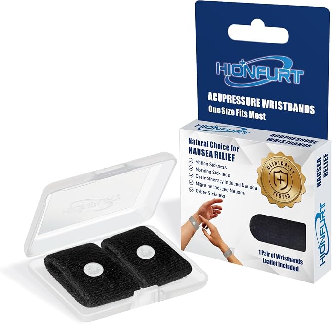 Motion Sickness Bands Anti Nausea Wristband by HIONFURT