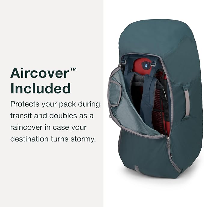Osprey Farpoint Trek 75L Men's Travel Backpack, Muted Space Blue - Image 4
