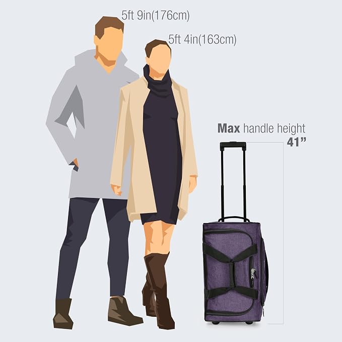 Pacific Gear Rolling Duffel Bag - Image 6