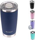 Navy Soft Touch 20oz Stainless Steel Insulated Tumbler by Patent-pendingstraw1secondoff1secondon3-secondclean