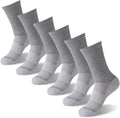 FOOTPLUS Hiking Copper Compression Socks, Unisex Cushioned Sole Arch Support by FOOTPLUS