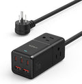 NENJI 75W GaN USB-C Super Fast Charging Station, 8-in-1 Power Strip by Unknown