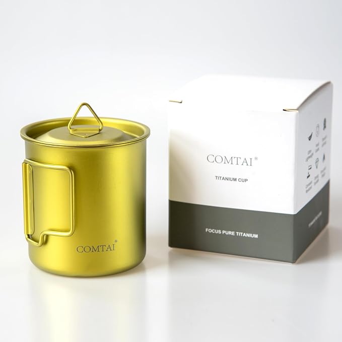Titanium Camping Pot Mug 15oz - Image 5