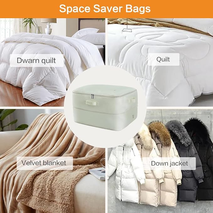 Ultra Space Saving Self Compression Storage Bags - Image 7