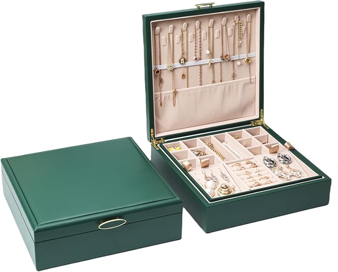 2-layer jewelry box，Jewelry Organizer by ASINGYERbyASINGYERHOME