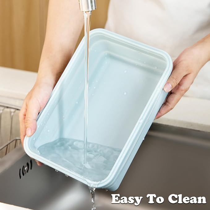 Extra Large Collapsible Silicone Food Storage Containers - Image 7