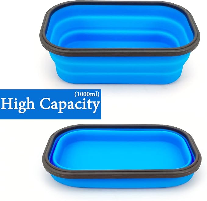 Collapsible Lunch Box Containers, Silicone Bento Box - Image 5
