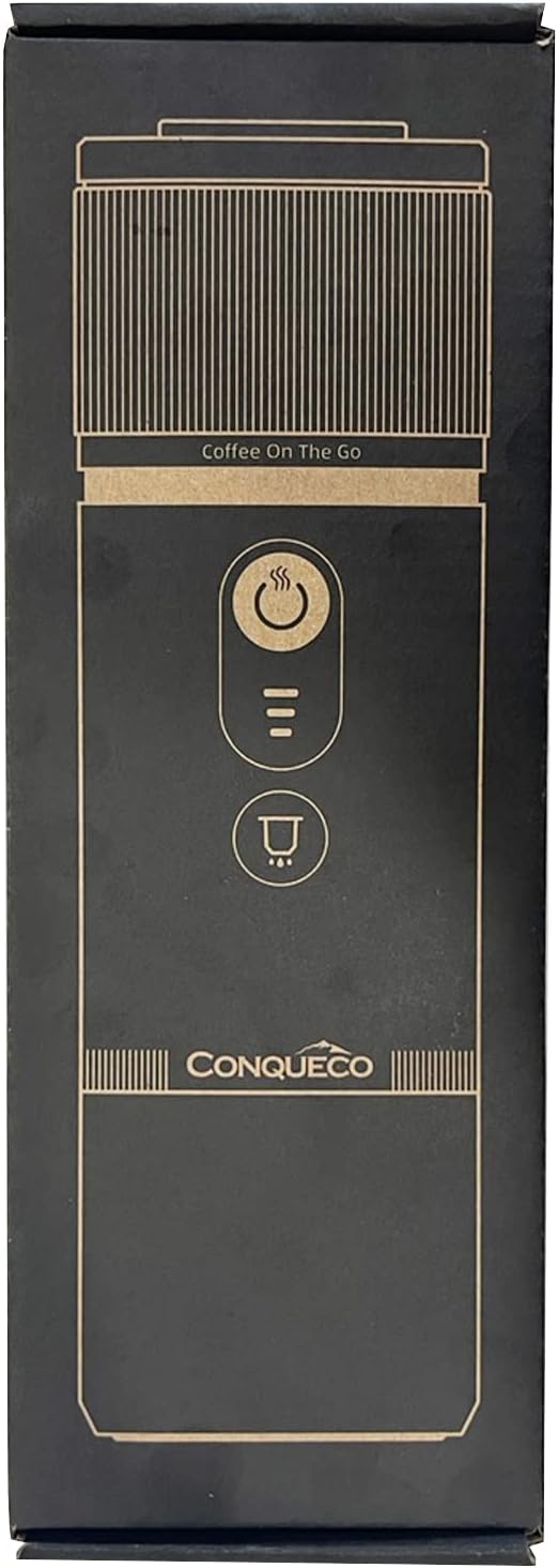 CONQUECO Portable Espresso Coffee Machine: 12V Electric Small Travel Expresso - Image 8