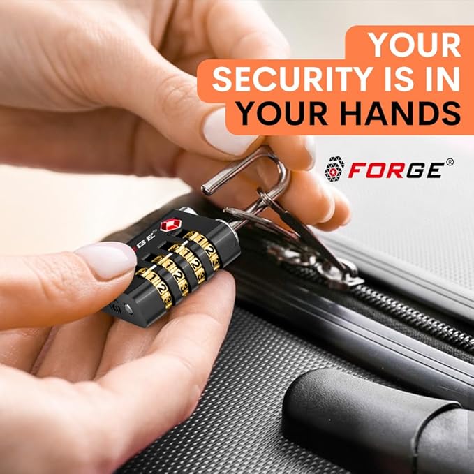 Forge Dual-Opening: Key or Combination Access Lock, TSA Approved Locks - Image 8
