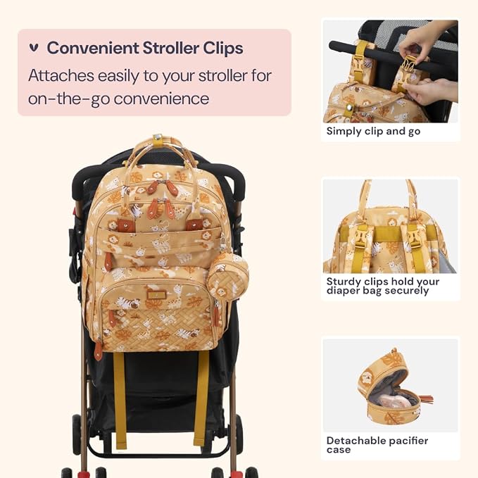 BabbleRoo Diaper Bag Backpack - Image 6