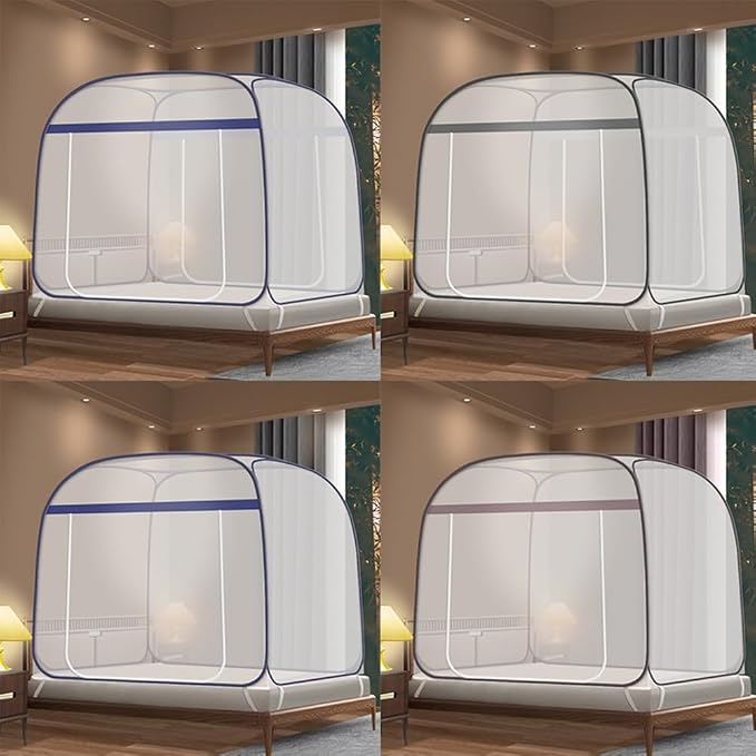 Pop-Up Mosquito Net Tent for Beds Portable Folding Canopy - Image 7