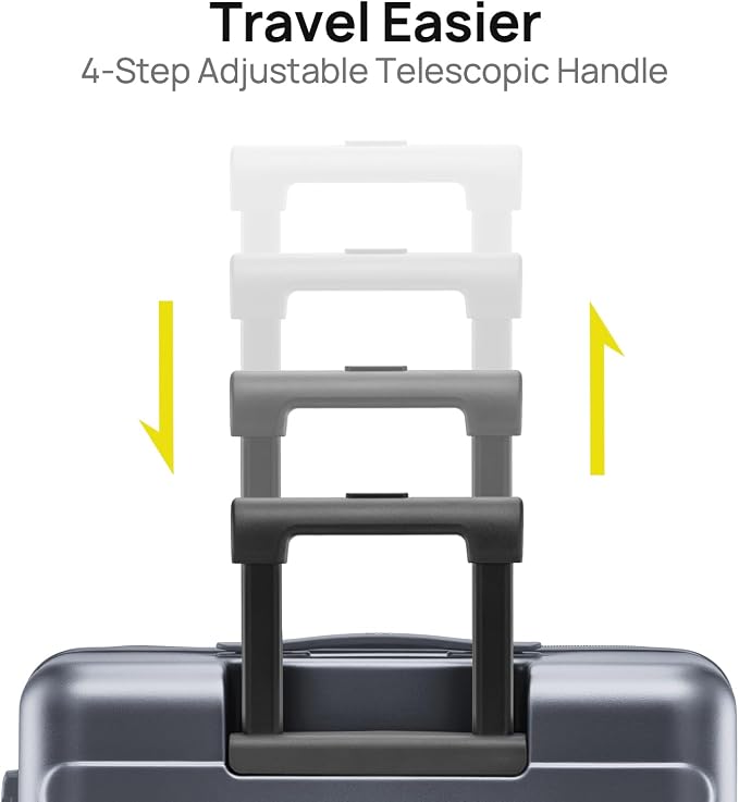 Carry on Luggage 22 X 14 X 9 Airline Approved, 20 Inch Luggage - Image 7