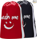 HOMEST 2 Pack XL Wash Me Travel Laundry Bag by HOMEST