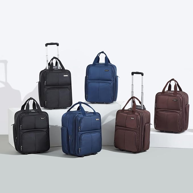 Hanke Softside Expandable Underseat Carry On Luggage - Image 9