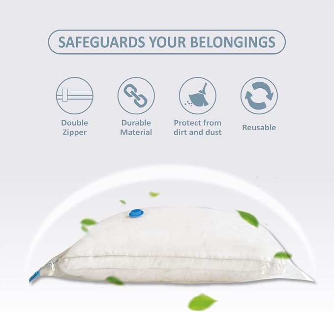 10 Large Vacuum Storage Bags - Image 3