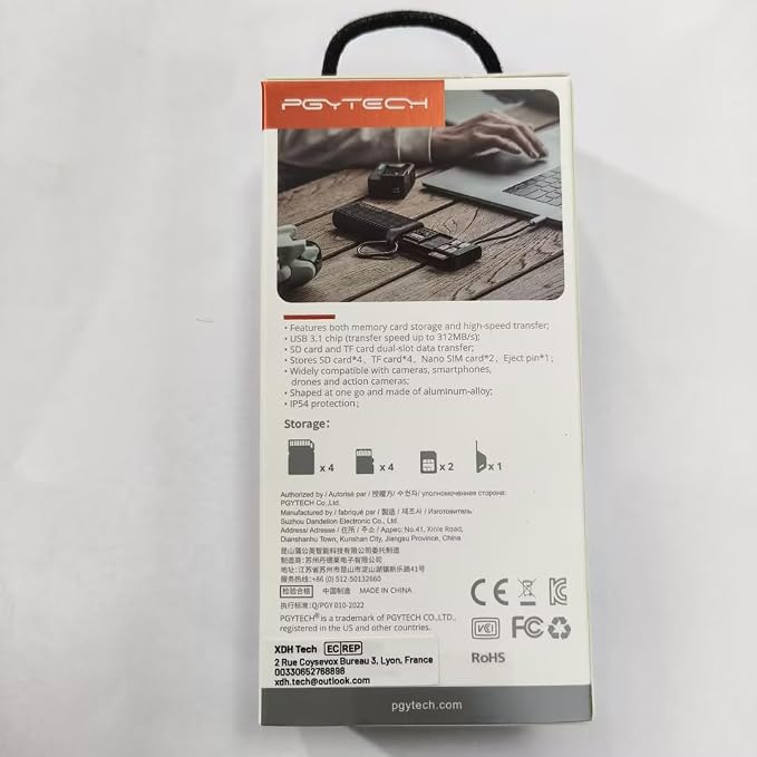 PGYTECH CreateMate High-Speed SD Card Reader USB 3.1 Type-C SD/TF Card Carrying - Image 12