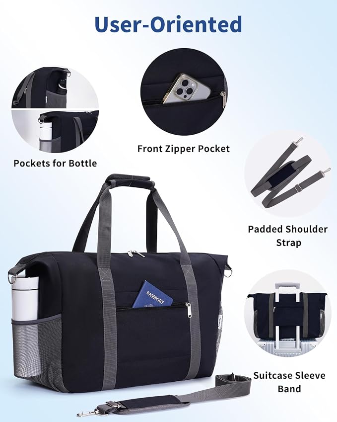Narwey 18x14x8 Inches Travel Bag Spirit Airlines Frontier Personal Item Bag - Image 5
