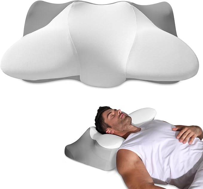 Dual-Height Cervical Neck Pillow by Unknown