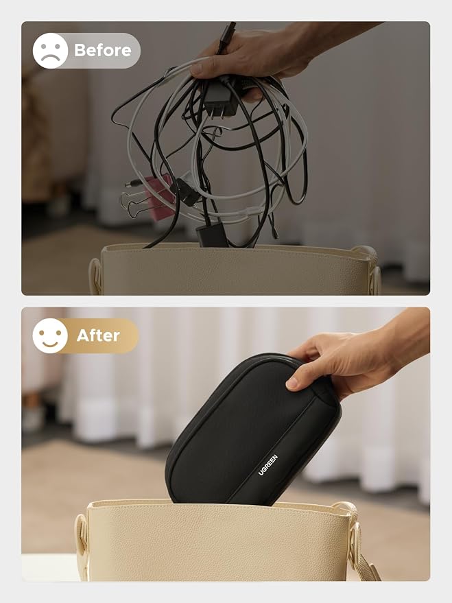 UGREEN Electronics Organizer Travel Case Bag Multifunctional Organizer Carrying - Image 4
