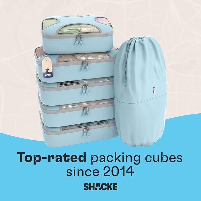Shacke 6 Set Packing Cubes for Travel - Image 9