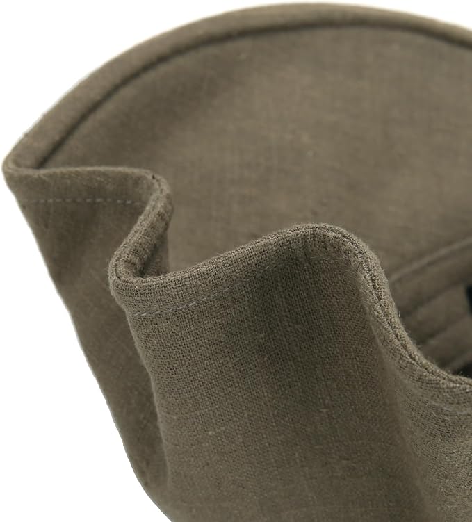 Linen Victorian Bonnet Hat Sun Cap, Foldable Summer Visor | New Katy - Image 8