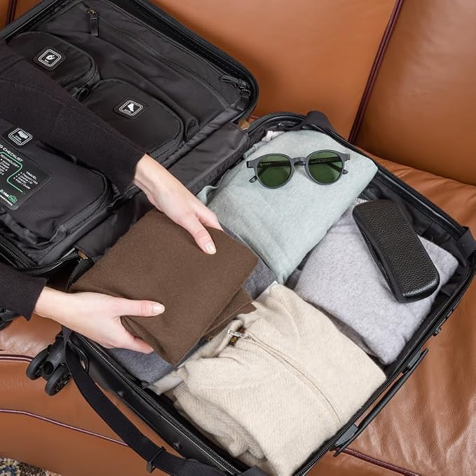 Genius Pack Expandable Hardside Carry On Luggage 22x14x9 Airline Approved - Image 3