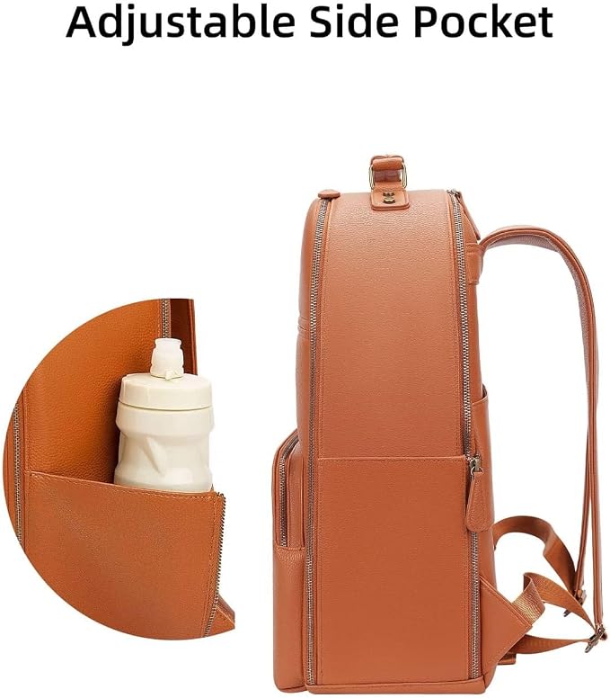 Camera Backpack Classic PU Leather - Image 7