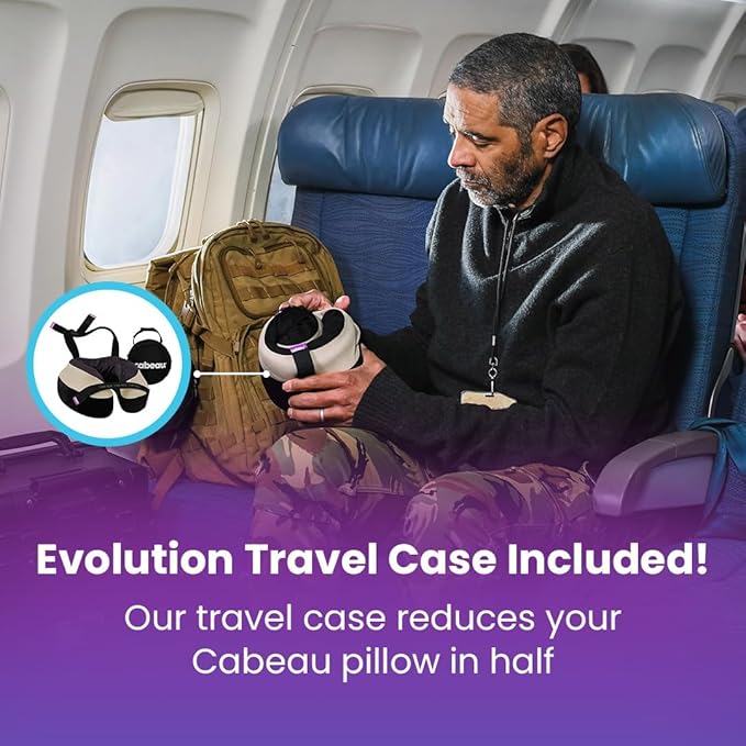 Cabeau Travel Neck Pillow for Airplanes – The Neck’s Evolution, TNE S3 – - Image 8