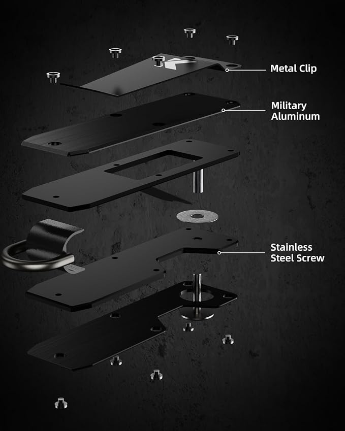 Key Organizer for Men Compact Key Holder Minimalist Key Case Metal Key Chain - Image 2