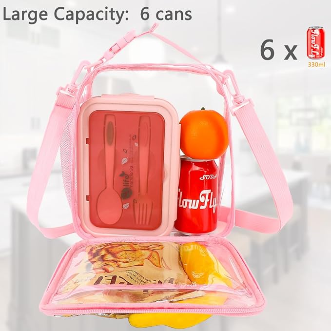 FlowFly Kids Lunch box Insulated Soft Bag Mini Cooler Back to School Thermal - Image 2