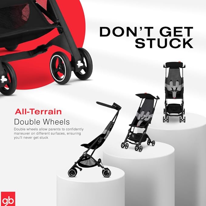 gb Pockit Air All Terrain Ultra Compact Lightweight Travel Stroller - Image 5