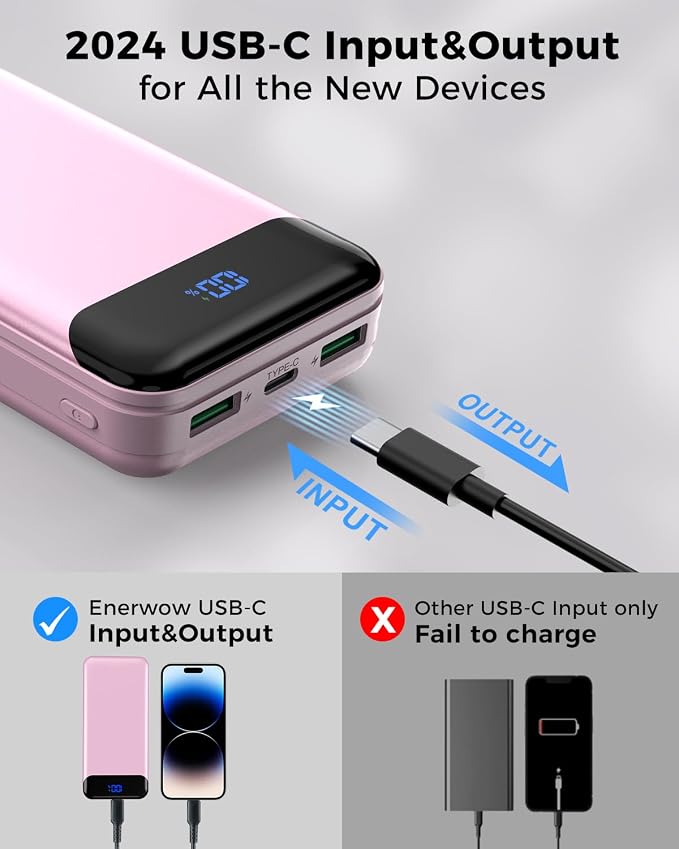 Portable Charger Power Bank 40000mAh Powerbank PD 30W and QC 4.0 Fast Charging - Image 5