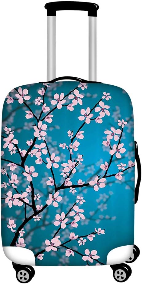 Cherry Blossom Luggage Cover Spandex Cover by Dremagia