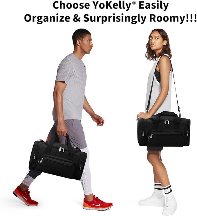 Small Duffel Bag 17 inch Carry On Weekender Bag - Image 6