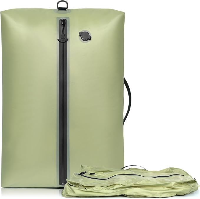 BAGAIL TPU Vacuum Bag for Travel, Reusable Compression Bag by BAGAIL