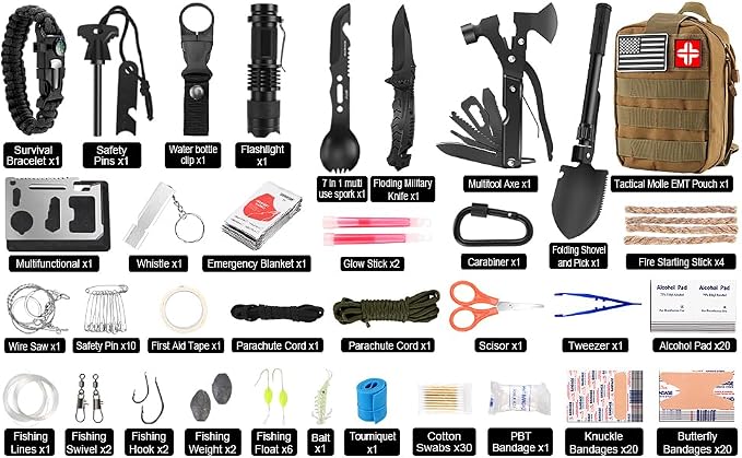 Emergency Survival Kit and First Aid Kit, Gift - Image 5