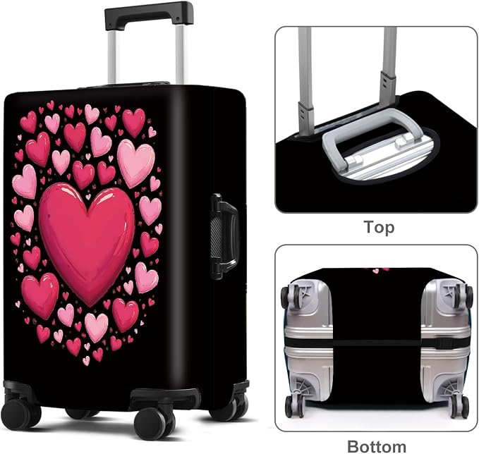 Luggage Cover Washable Suitcase Protector Anti-Scratch, Stretchable Fit - Image 2