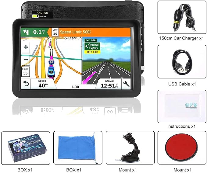 Car GPS Navigation, 2025 Map 9 inch Touch Screen Car GPS Navigation System - Image 9