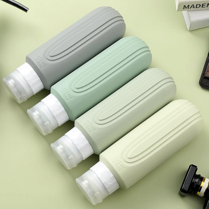 Travel Bottles for Toiletries, Large 6oz Oversize Containers, BPA Free Leak - Image 6