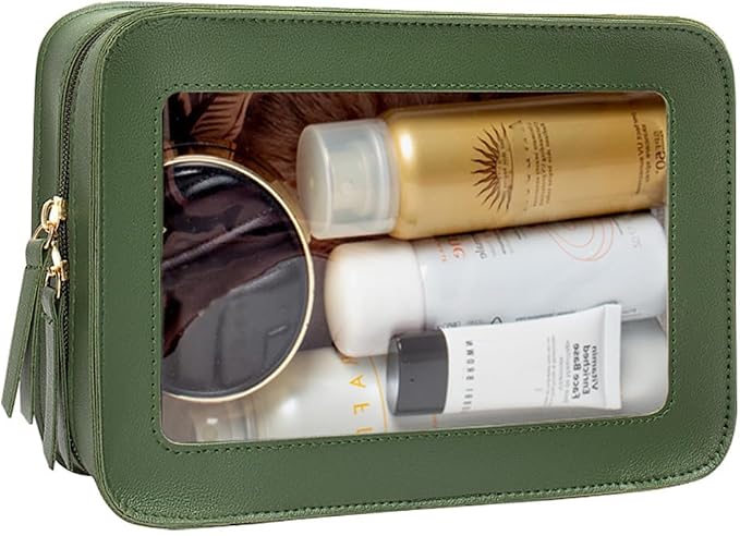 Clear Makeup Bag Small, TSA Approved Portable Toiletry Bag - Image 6