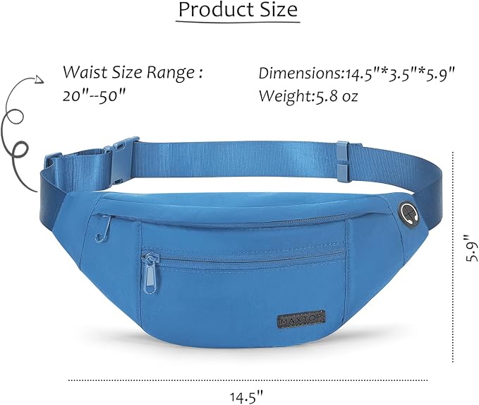 MAXTOP Large Crossbody Fanny Pack - Image 5