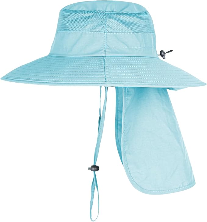 Sun Hats for Men Women Fishing Hat UPF 50+ Breathable Wide Brim Bucket Hats - Image 3