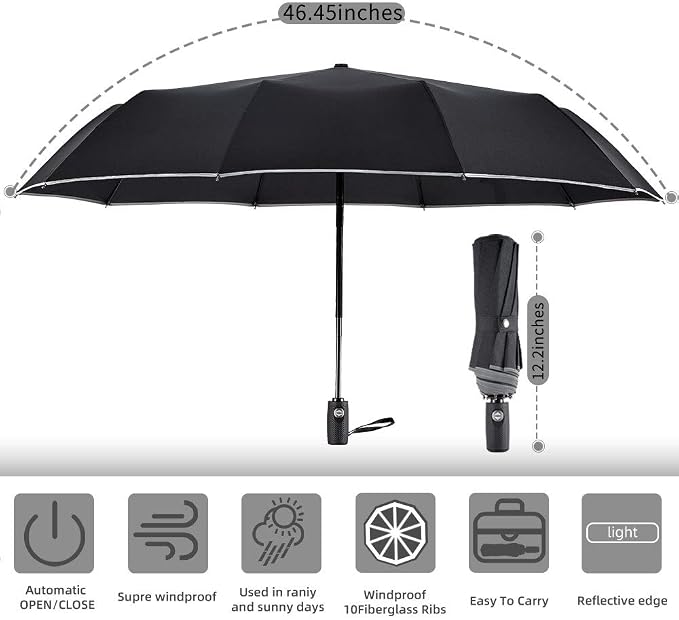 FDJASGY Windproof Travel Umbrella - Image 7