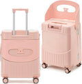 22 Inch Hardside Checked Luggage - 40L Spinner Suitcase W/TSA Lock by GHSY