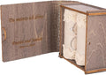Personalized Double Ring Box – Rustic Wooden Engagement & Wedding Ring Holder by Unknown