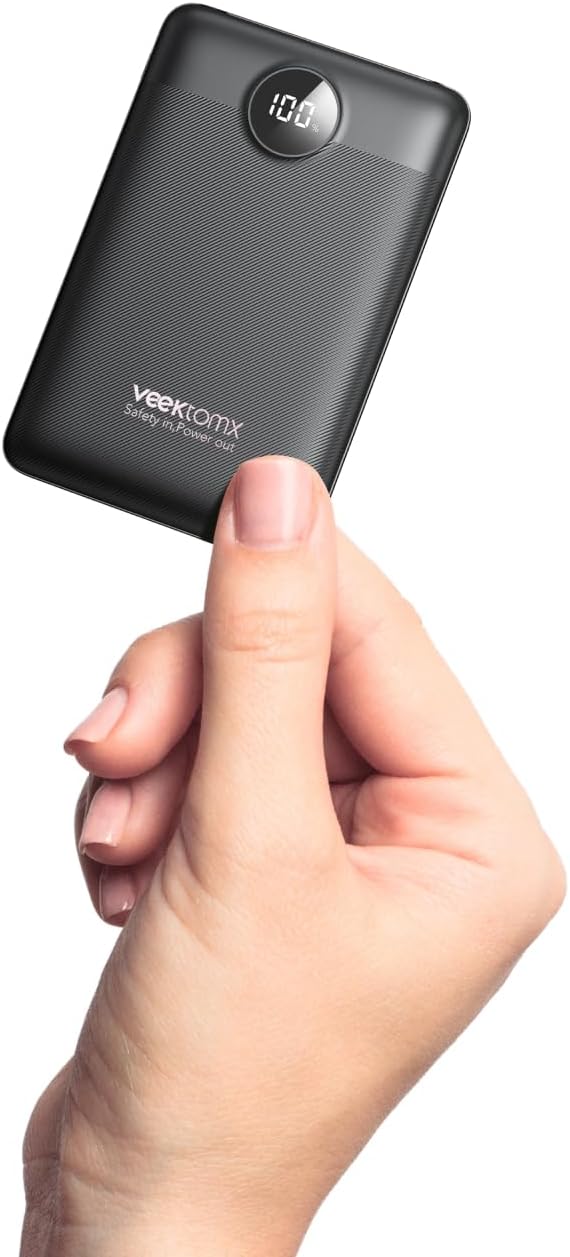 VEEKTOMX Small Portable Charger, Mini Power Bank 10000mAh, PD 22.5W Fast by VEEKTOMX