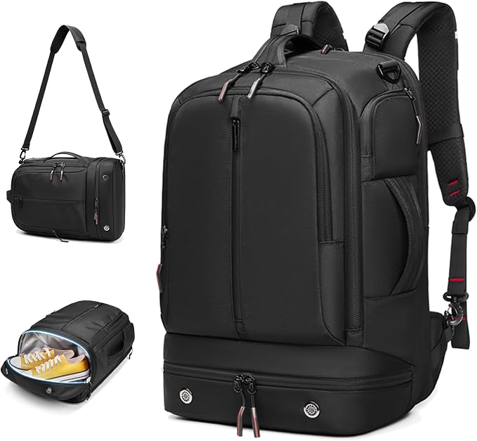 Somago Laptop Backpack Carry On Water Resistant Durable Daypack Backpack fits by SOMAGO