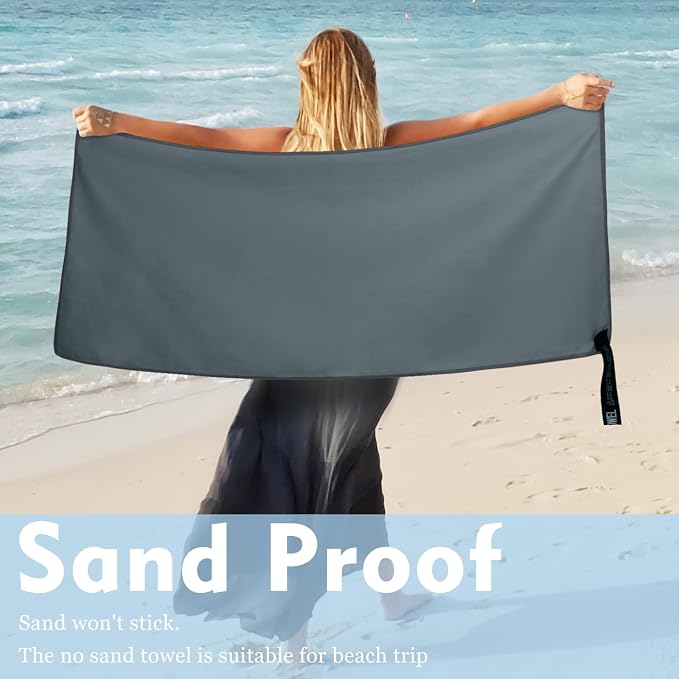 Microfiber Travel Towel, Soft Lightweight Quick Dry Towel, Super Absorbent - Image 7