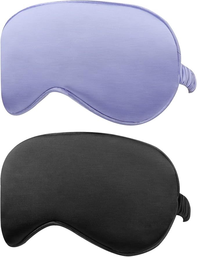 2Pack Silk Sleep Mask, IEKEODI Eye Mask - Image 7